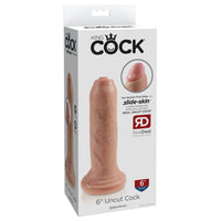 King Cock 6 Inch Uncut Cock Dildo-3