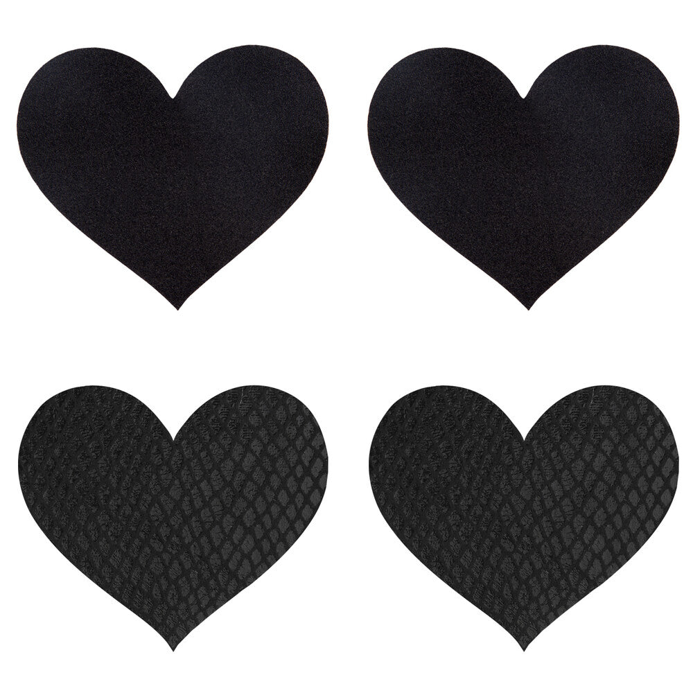 Peekaboo Pasties Black Hearts-0