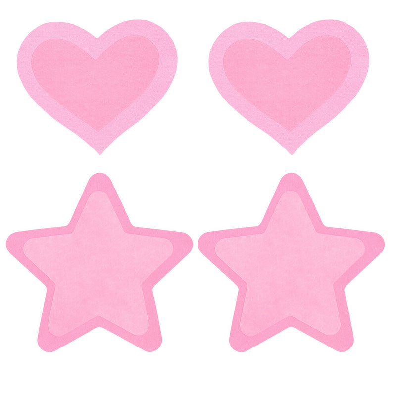 Peekaboo Pasties Hot Pink Glow in the Dark-0