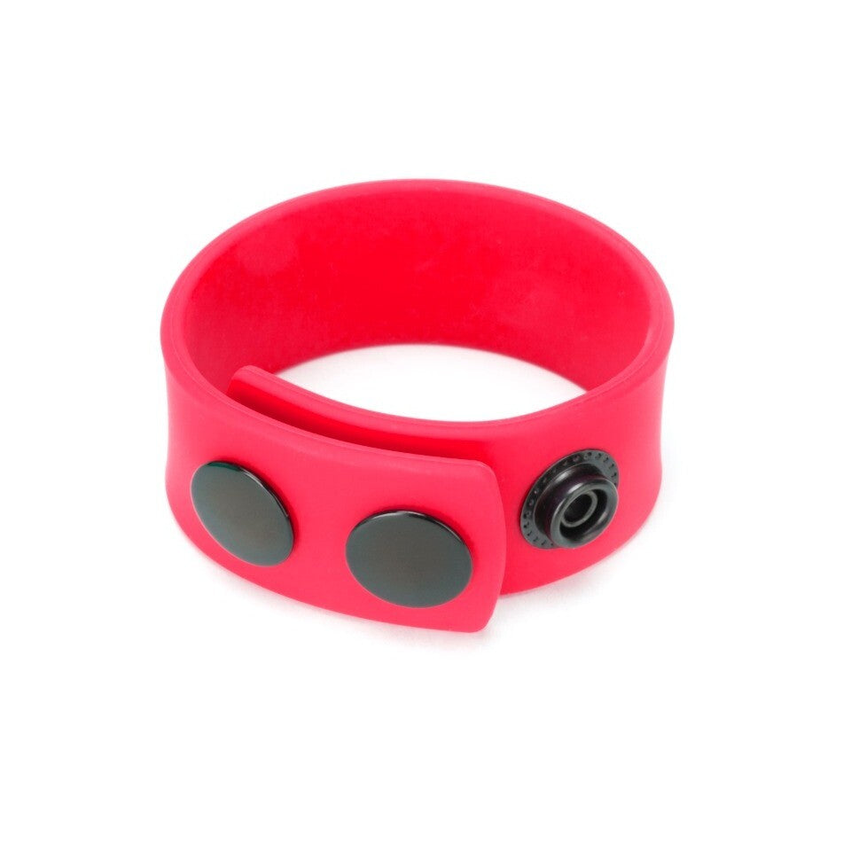 Prowler Red Silicone Adjustable Cock Strap Red-0