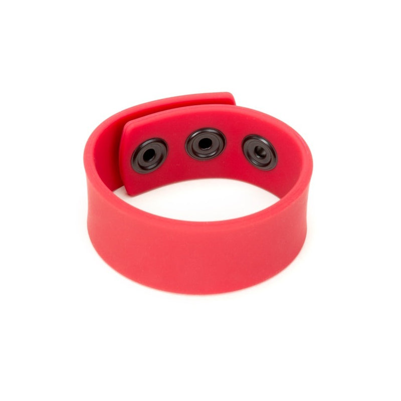 Prowler Red Silicone Adjustable Cock Strap Red-1