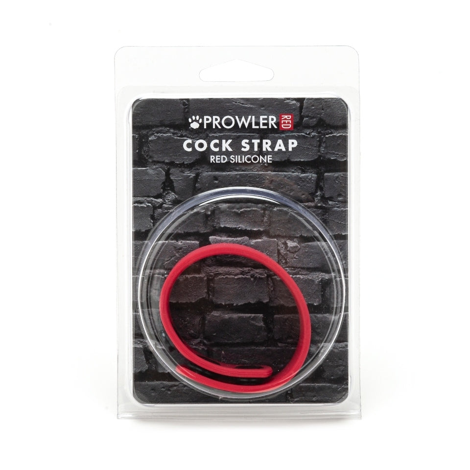 Prowler Red Silicone Adjustable Cock Strap Red-3