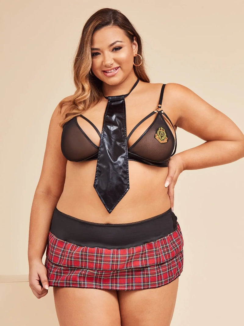 Plus Size Cop Costume Set 3pack