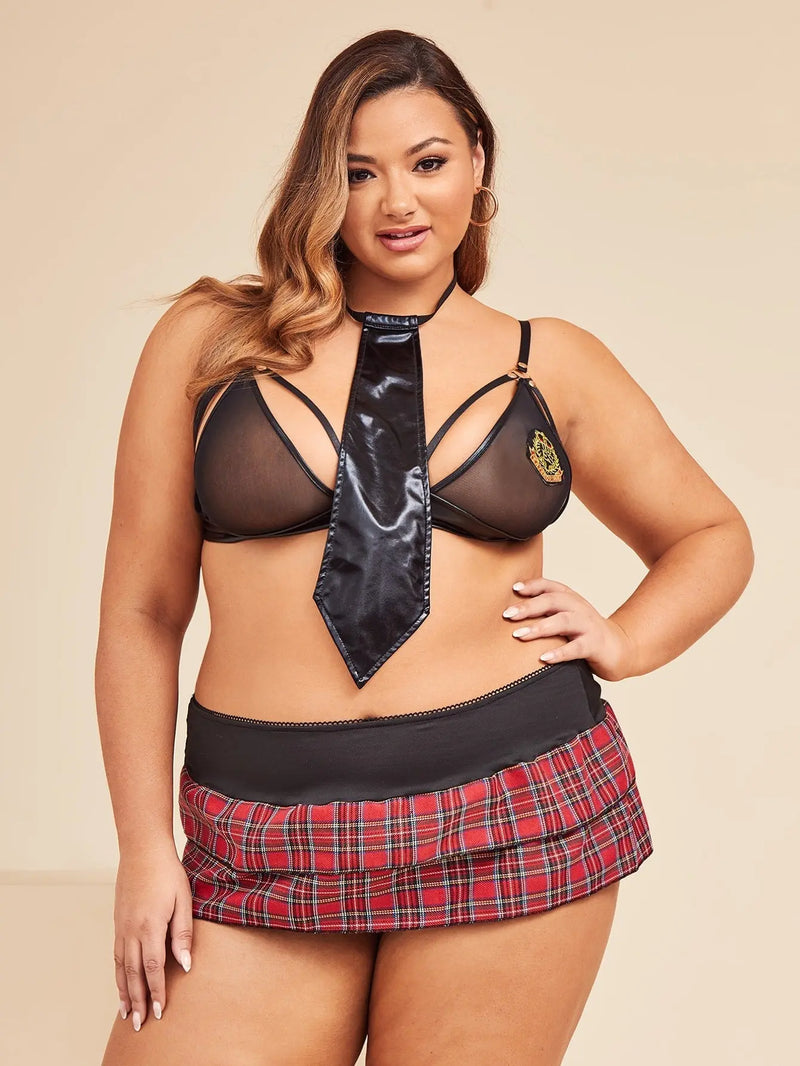 Plus Size Cop Costume Set 3pack