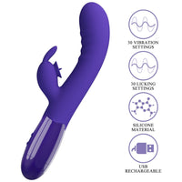 Pretty Love Cerberus Youth Rabbit Vibrator-3