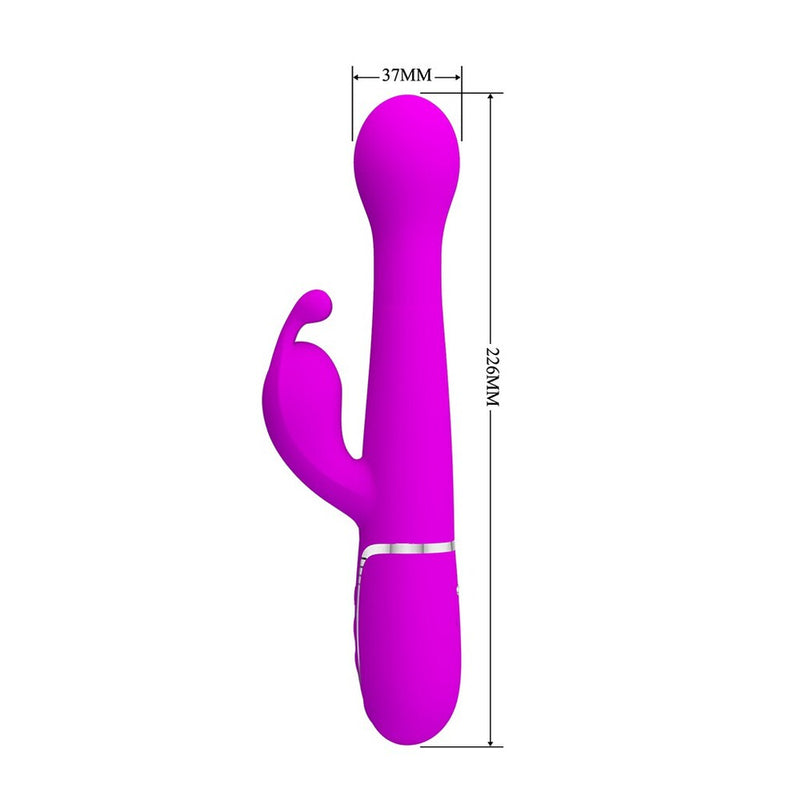 > Sex Toys For Ladies > Bunny Vibrators - Pretty Love Dejon Rechargeable Rabbit Vibrator