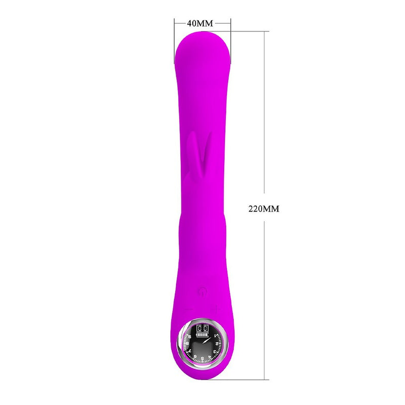 > Sex Toys For Ladies > Bunny Vibrators - Pretty Love Lamar LED Rechargeable Rabbit