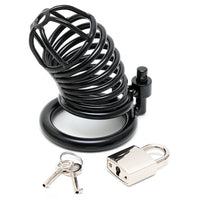 Metal Male Chastity Device With Padlock-1