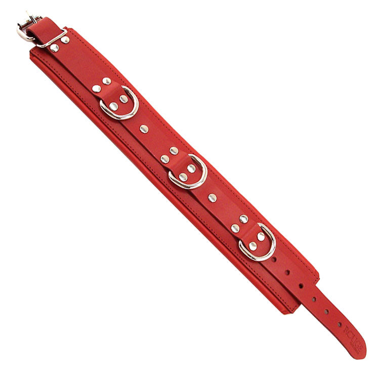 Rouge Garments Red Padded Collar-0