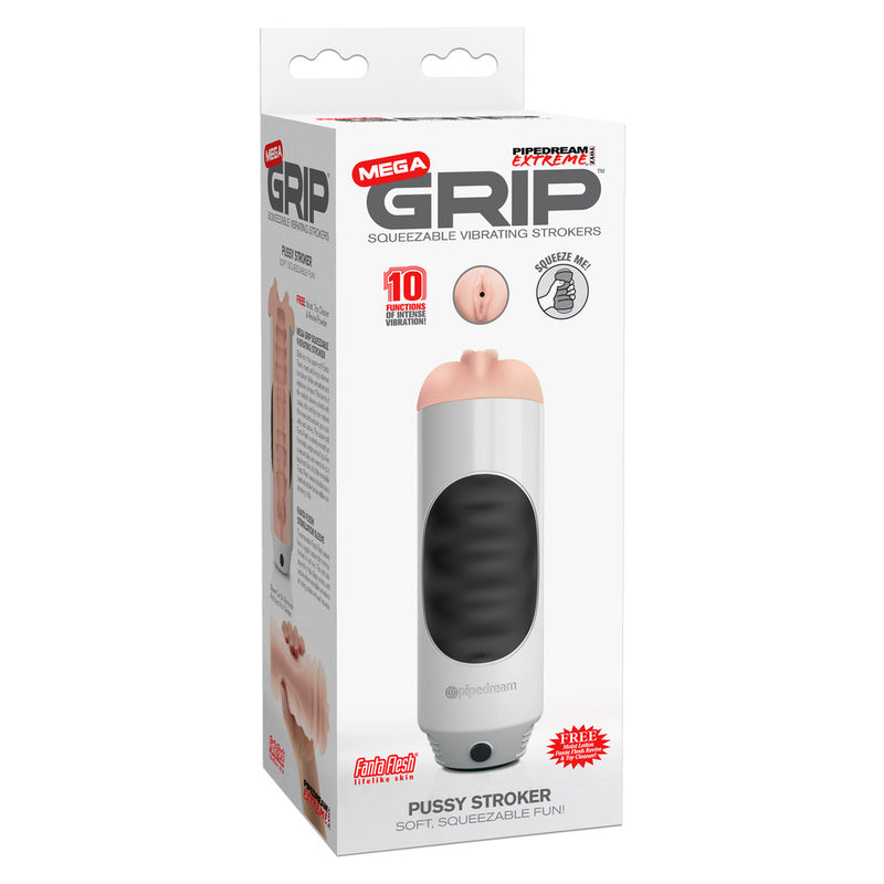 Pipedream Extreme Mega Grip Squeezable Pussy Stroker Masturbator-3