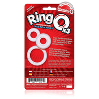 > Sex Toys For Men > Love Rings - Screaming O RingO X3 Clear Cock Rings