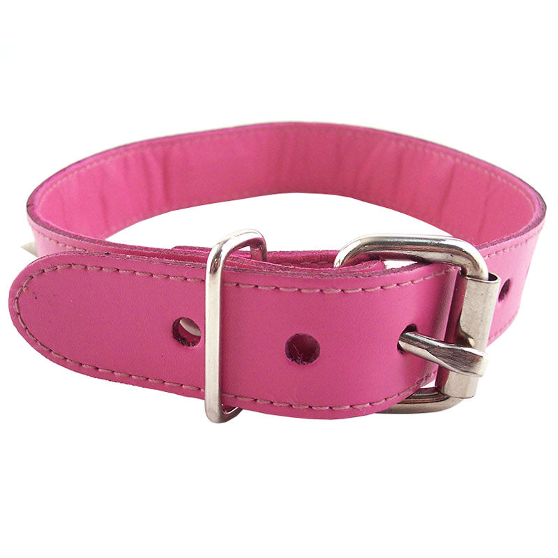 Rouge Garments Pink Studded ORing Studded Collar-1