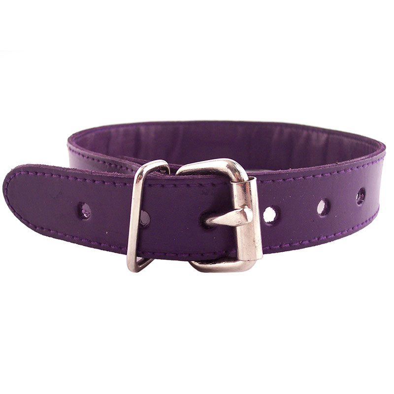 Rouge Garments Purple Studded ORing Studded Collar-1