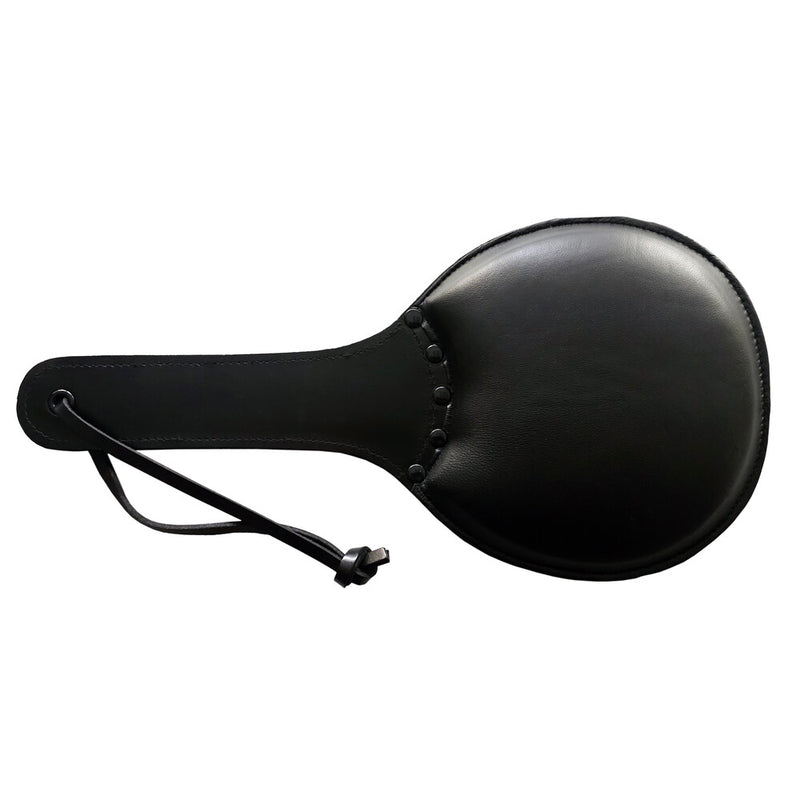 Rouge Leather Padded Ping Pong Paddle-0