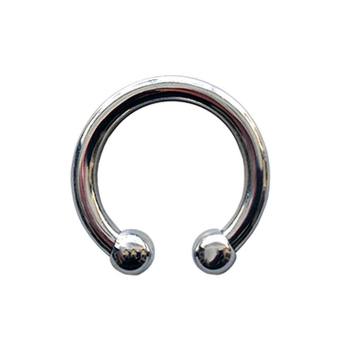 Rouge Stainless Steel Horseshoe Cock Ring 30mm-0
