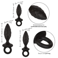 3 Piece Silicone Anal Probe Kit-1