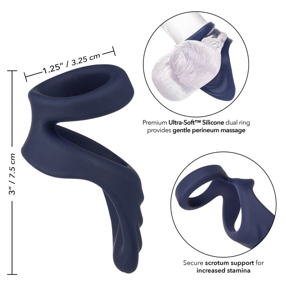 Viceroy Perineum Dual Silicone Cock Ring-2