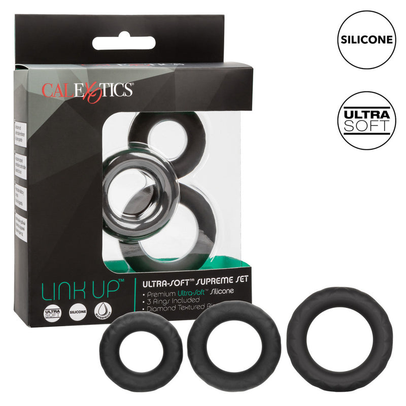 Link Up Ultra Soft Supreme Cock Ring Set-3