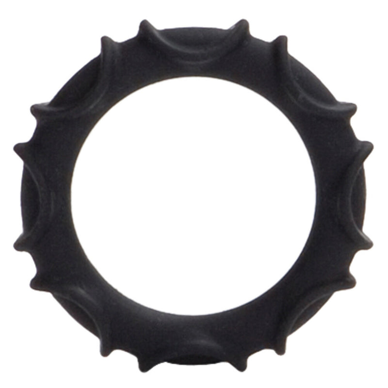 Atlas Silicone Cock Ring Black-0