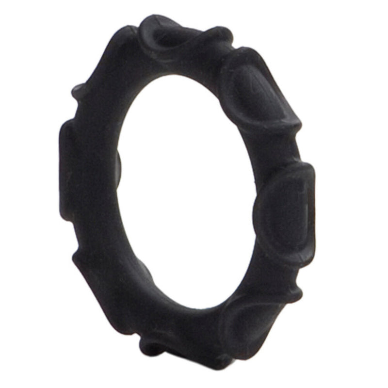 Atlas Silicone Cock Ring Black-1