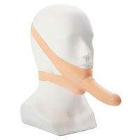 The Accommodator Face Strap On Dildo Flesh-0