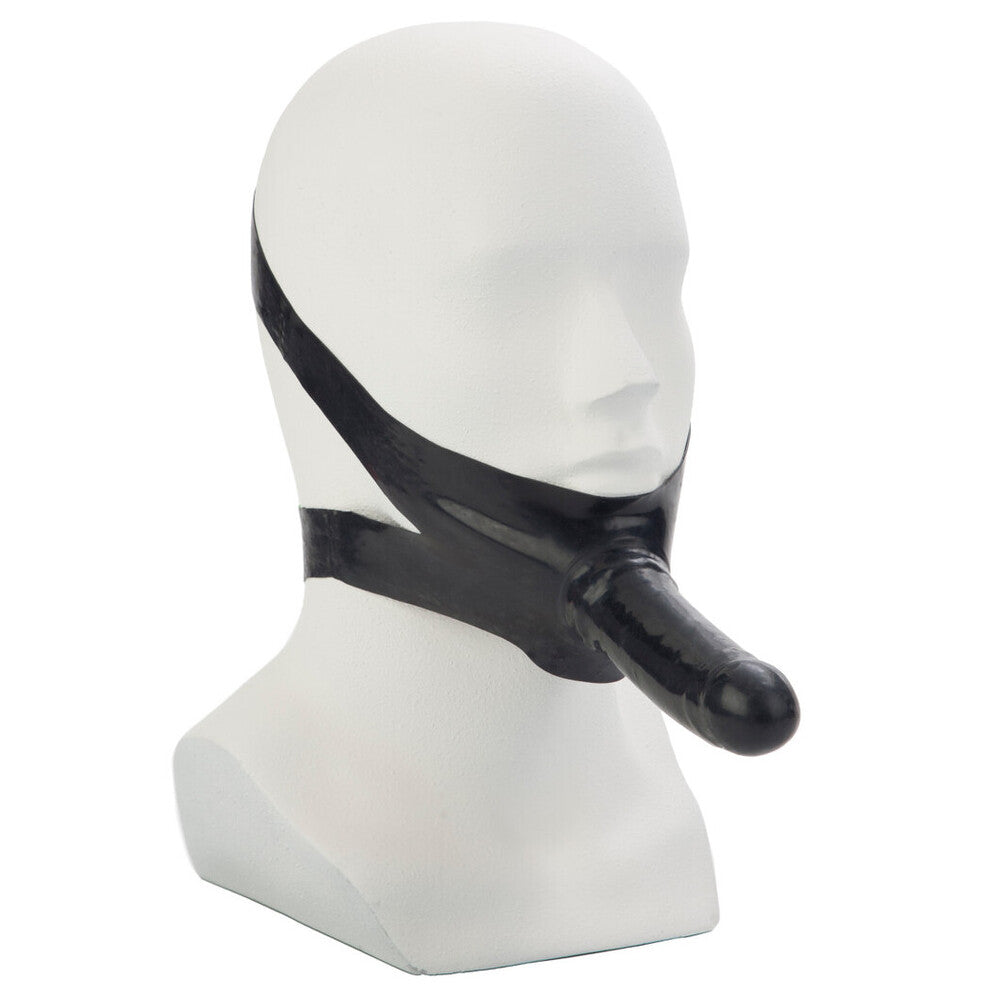 The Accommodator Face Strap On Dildo Black-0