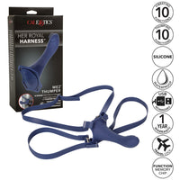 Her Royal Harness Me2 Thumper Strap On With Rechargeable Vibe-3