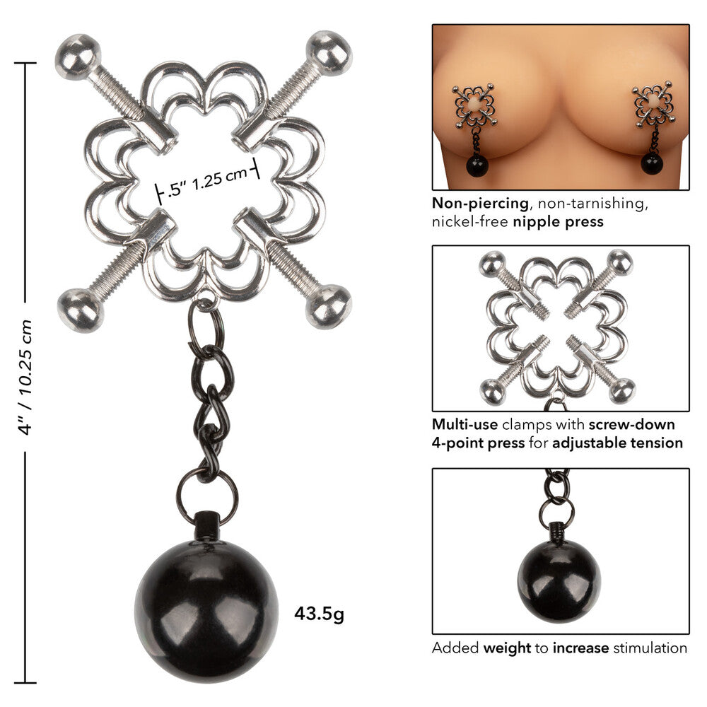 Nipple Grips  4 Point Weighted Nipple Press-1