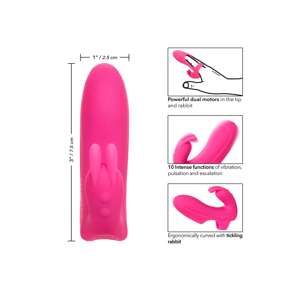 Marvelous Pleaser Rabbit Finger Vibrator-2