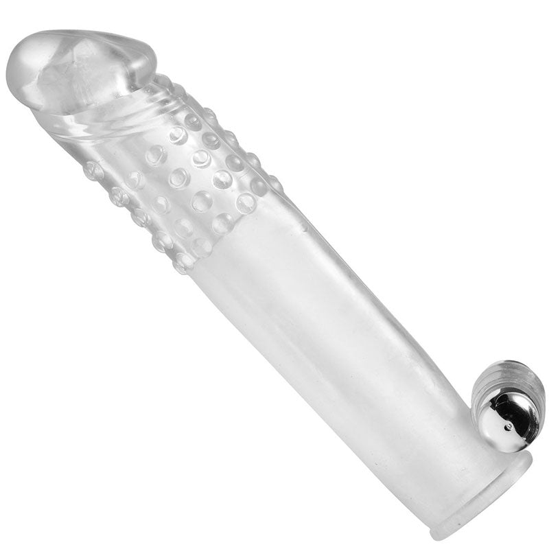 Size Matters Clear Vibrating Penis Sleeve-0