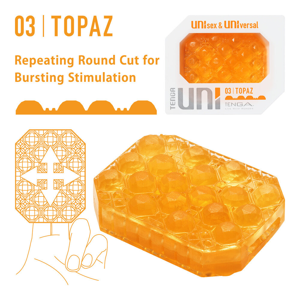 Tenga UNI Topaz Sleeve Masturbator-0