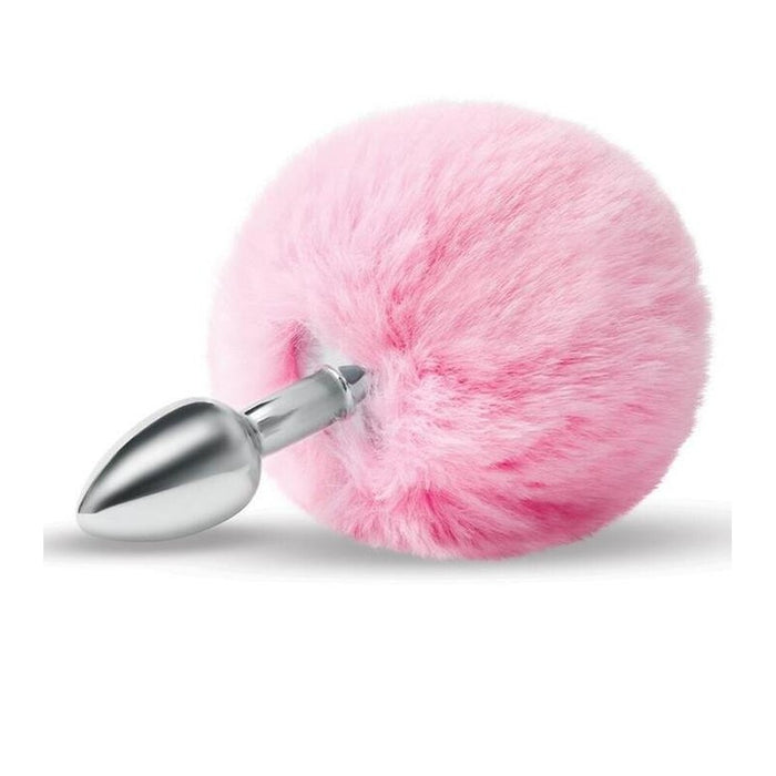 Furry Tales Pink Bunny Tail Butt Plug-0