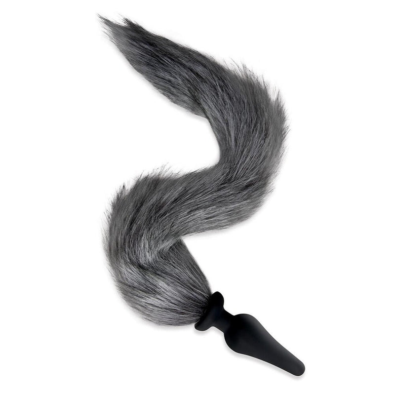 Furry Tales Grey Foxtail Butt Plug-0