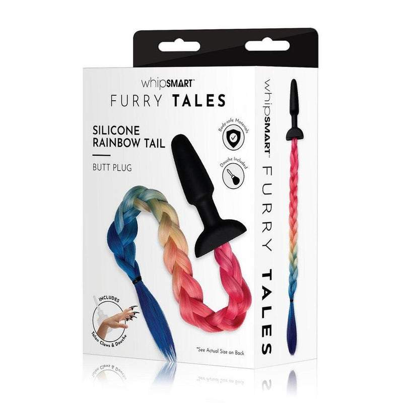 > Anal Range > Tail Butt Plugs - Furry Tales Rainbow Tail Butt Plug