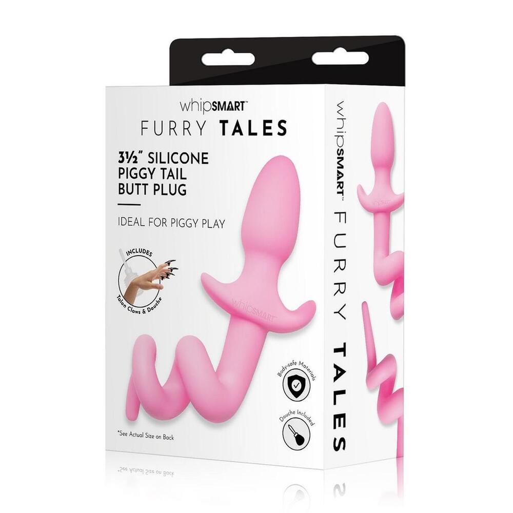 Furry Tales Silicone Piggy Tail Butt Plug-2