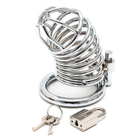 Chrome Chastity Cock Cage-1